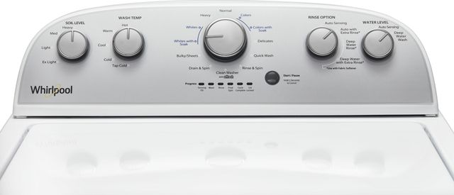 Whirlpool® 3.8 Cu. Ft. White Top Load Washer-2