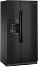 Whirlpool® 36" 20.9 Cu. Ft. Black Counter Depth Side by Side Refrigerator-2
