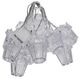 A & B Home Clear 15-Light Frosted Led String-0