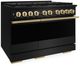 ZLINE Marino 48" Black Stainless Steel Pro Style Dual Fuel Range with 8-Burner DuoPro™ Cooktop and Electric Convection Oven and Polished Gold Accents-3
