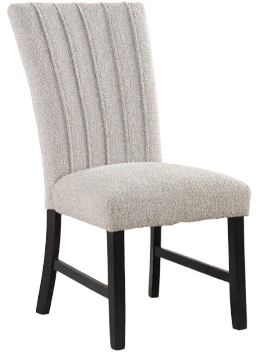 Furniture of America® Alta 2-Piece Black/Gray Side Chair-0