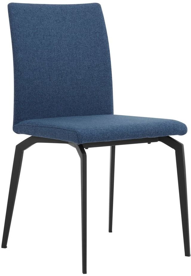Armen Living Lyon 2-Piece Blue Dining Chairs-0