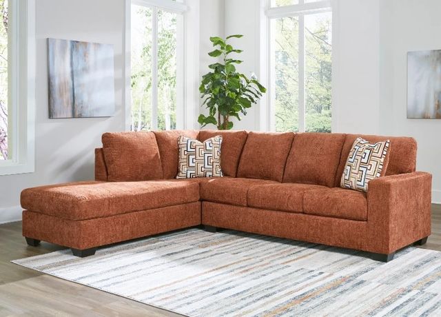 Signature Design by Ashley® Aviemore 2-Piece Spice Left-Arm Facing Sectional and Chaise-4