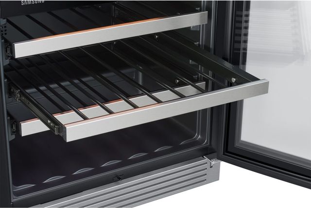 Samsung® 5.1 Cu. Ft. Fingerprint Resistant Stainless Steel Wine Cooler-8