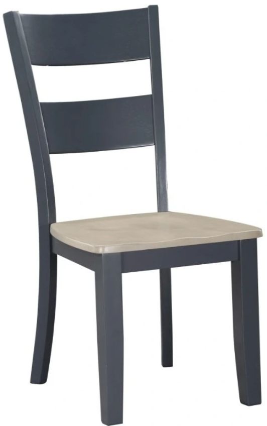 American Wholesale Furniture 5-Piece Gray Dining Table Set with Graphite Base-3