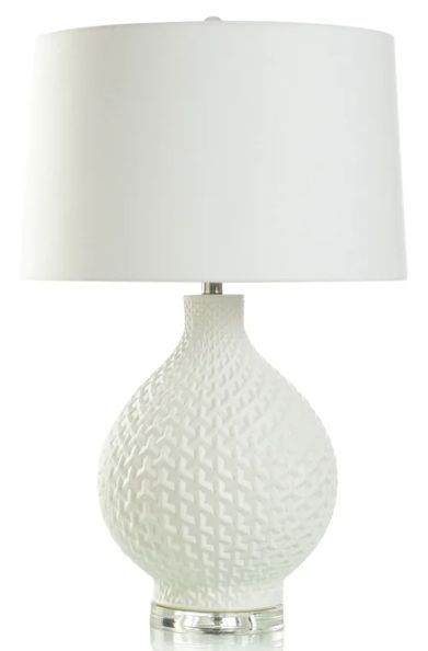 Stylecraft Matte Snow Table Lamp-0