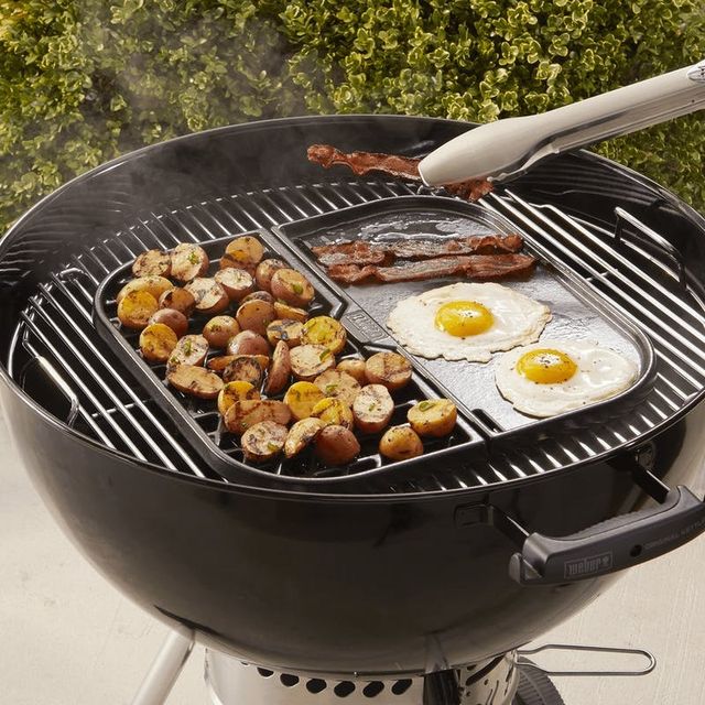 Weber® Slate Cast Iron Grill & Griddle-4