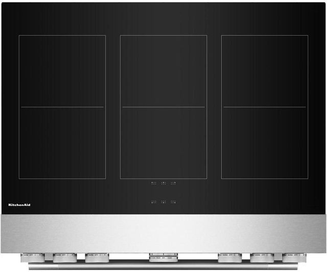 KitchenAid® 36" Stainless Steel 6 Element Pro Style Induction Range with Air Fry-2