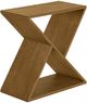 Monarch Specialties Inc. Dark Taupe Veneer Narrow Storage Accent Table-0
