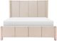 Legacy Classic Bliss Beige/Soft Cashmere Queen Upholstered Panel Bed-2