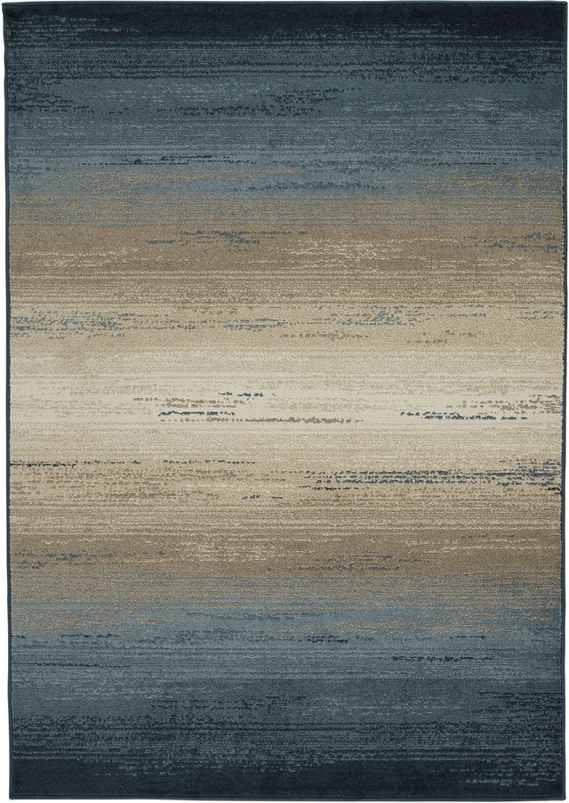 Signature Design by Ashley® Ignacio Blue/Tan Medium Rug-0