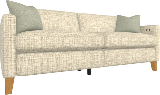 Best® Home Furnishings Customizable Traftly Revella Incliner Sofa with Honey Birch Legs-0