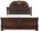 Mazin Furniture Cavalier Dark Cherry Eastern King Sleigh Bed-0