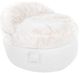 CordaRoy's® Nest Cream Bunny Fur Queen Adult Bean Bag Chair-0