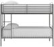 Signature Design by Ashley® Hilletran Gray Youth Twin/Twin Bunk Bed with Ladder-2