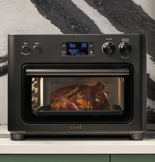 CAFÉ™ Couture™ 0.8 Cu. Ft. Matte Black Toaster Oven with Air Fry-3