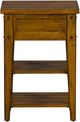Liberty Lake House Oak Chairside Table-1