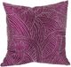 A & B Home Purple 18" Beaded Throw Pillow-0