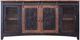 International Furniture Direct Pueblo Black Brown/Weathered Black TV Stand-0