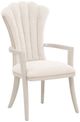 Michael Amini® Fantosini Silver Leaf Dining Arm Chair-0