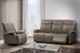 Fauteuil inclinable et berçant avec base pivotante en cuir combo Lance Elran-2