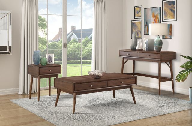 Homelegance® Frolic Brown Cocktail Table-1