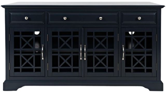 Jofran Inc. Craftsman Navy 60" Media Console-2