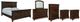 Millennium® by Ashley Porter 6-Piece Rustic Brown Queen Panel Bed Set-0