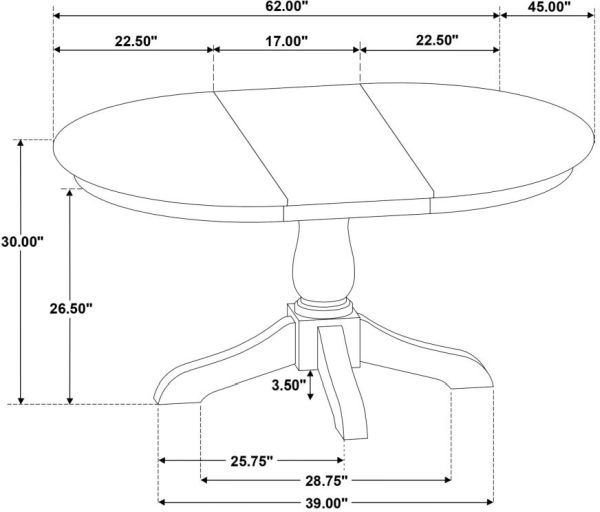 Coaster® Orrison Linen Dining Table-2