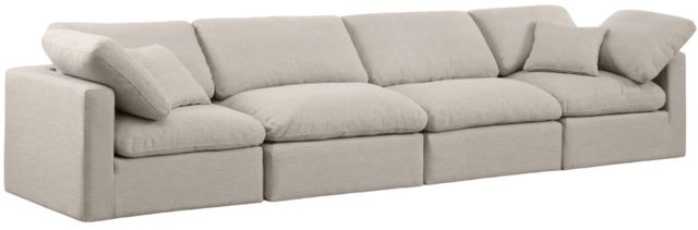 Meridian Furniture Indulge 3-Piece Beige Modular Sofa-0