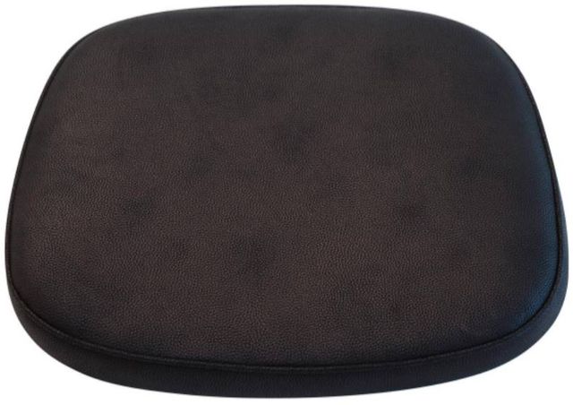 Nest Home Collections Wagner Black Faux Leather/White Washed Arm Chair-2