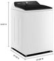 Whirlpool® 6.0 - 6.1 Cu. Ft. White Smart Top Load Washer with The Removable Delicates Basket-5