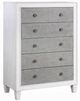 ACME Furniture Katia Rustic Gray/White Chest-0
