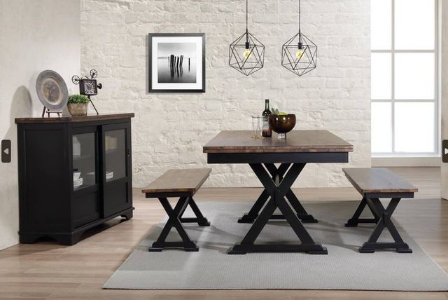 Urban Styles Furniture Cambridge Black/Brown Server-1