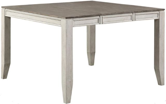 Steve Silver Co. Abacus Putty Counter Dining Table with Smoky Alabaster Base-0