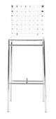 Zuo® Criss Cross White Set of 2 Bar Chair-2