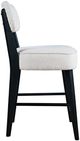 Jofran Inc. Urban Archive Wes Black/White Upholstered Counter Stool-1