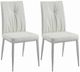 ACME Furniture Kamaile 2-Piece Beige/Chrome Side Chair Set-3