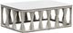 Intercon Alexa White Aluminum/Stone Outdoor Coffee Table-0