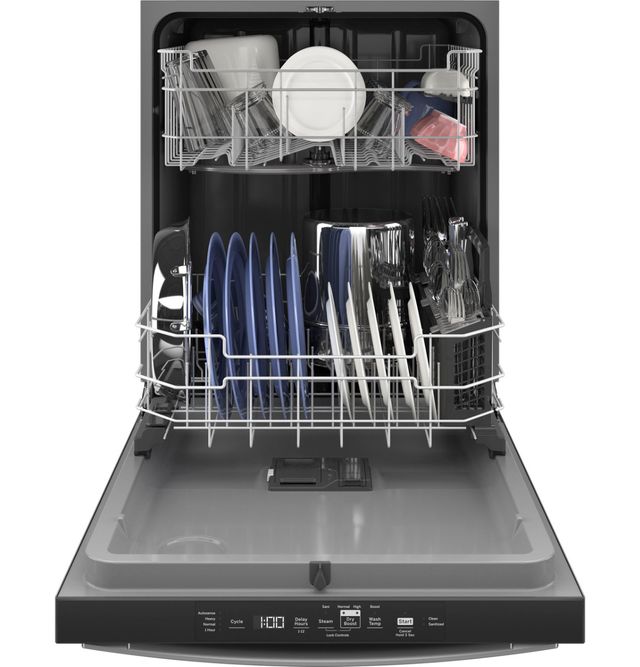 GE® 24" Fingerprint Resistant Stainless Steel Built-In Dishwasher with Sanitize Cycle & Dry Boost-3