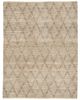 A & B Home Cream 8'x10' Jute Rug with Loop Shuttle Weave Durrie-0