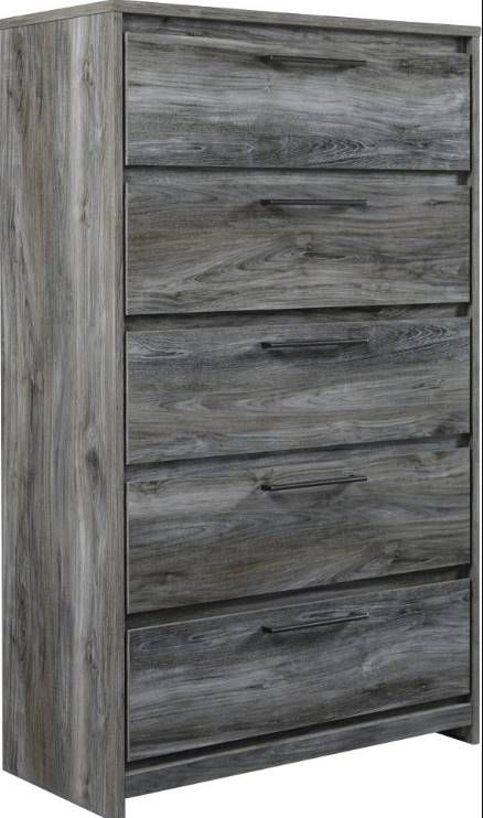 Signature Design by Ashley® Baystorm 6-Piece Gray Queen Panel Bed Set-3