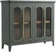 International Furniture Direct Brava Green 4-Door Console-0