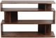 Porter International Designs Portola Walnut Cube Console Table-1