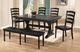 Winners Only® Quails Run EbonyTrestle Dining Table-1