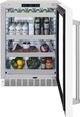 ZLINE Touchstone 5.2 Cu. Ft. Stainless Steel Beverage Center with White Matte Glass Door-2