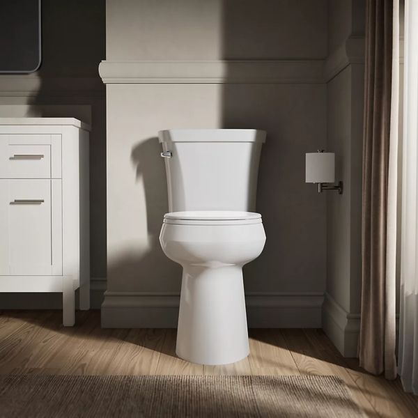 KOHLER® Highline® White 2-Piece Tall Round-Front Toilet, 1.6 Gpf-3