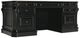 Hooker® Furniture Telluride Black Executive Desk with Leather Panels-0
