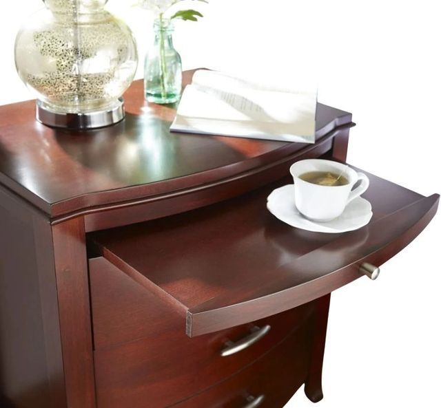 Modus Furniture Brighton Cinnamon Nightstand with Charging Station-3