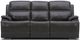 Liberty Furniture Bentley Graphite Gray Leather Dual Power Zero Gravity Reclining Sofa-1